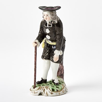 Lot 342 - Höchst Porcelain Commedia Dell'Arte Figure of Abbé