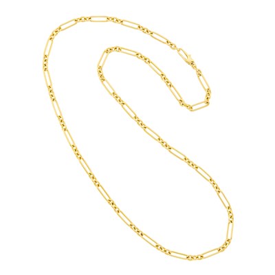 Lot 1002 - Tom Ford Gold Paper Clip Link Chain Necklace