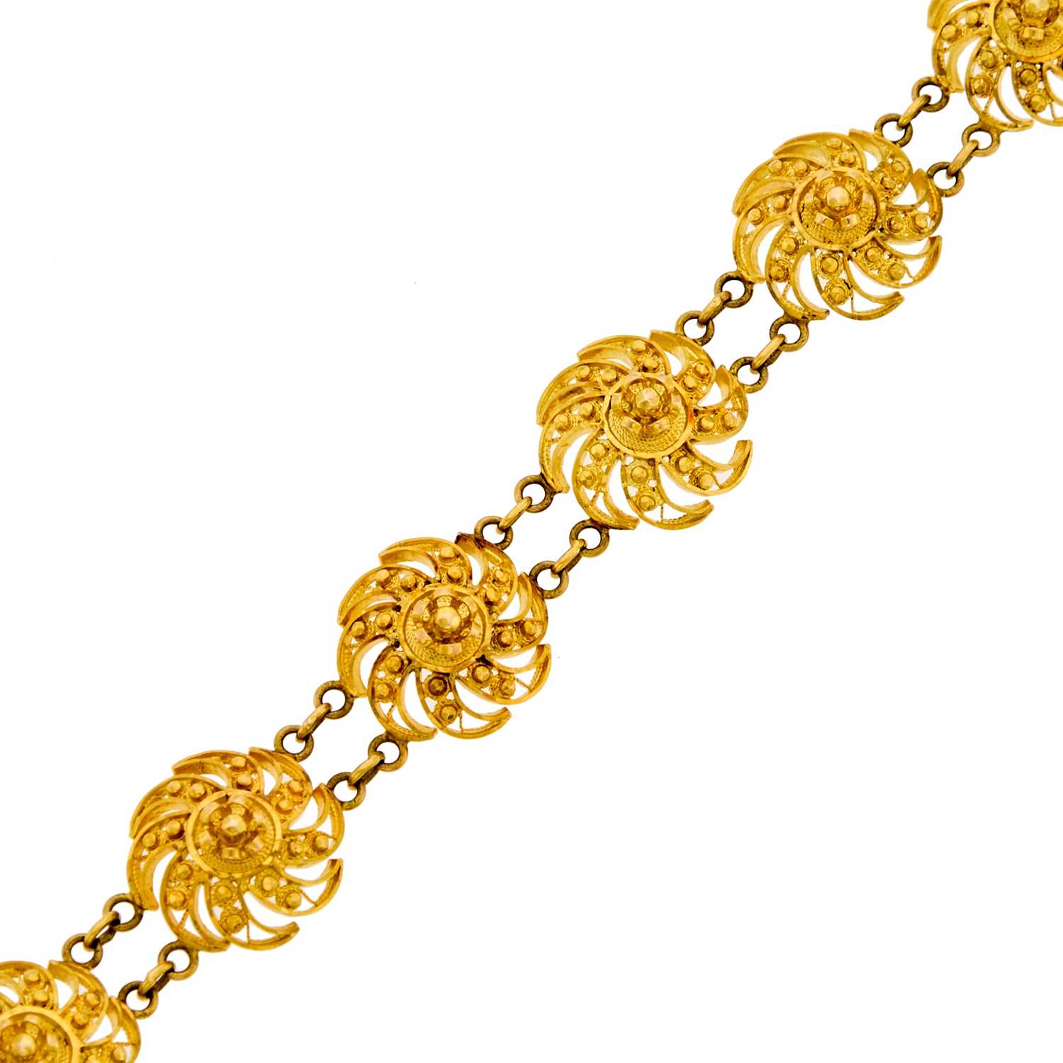 Lot 2227 - Gold Bracelet