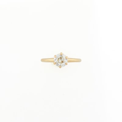Lot 2161 - Gold and Diamond Ring