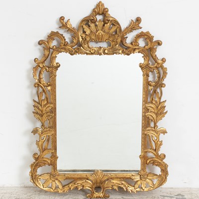 Lot 241 - Rococo Style Gilt Frame Mirror