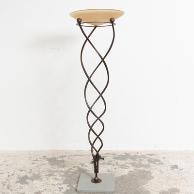 Lot 245 - Terzani Metal Spiral Floor Lamp