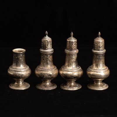 Lot 265 - Group of Four Sterling Silver Shakers