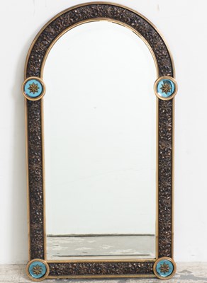 Lot 306 - Arched Metal Framed Mirror
