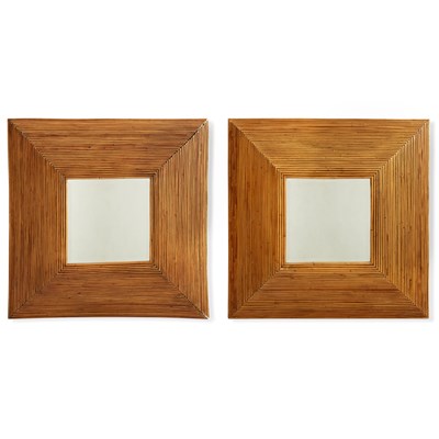 Lot 304 - Two Reed Bordered Mirrors