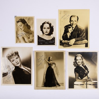 Lot 127 - A group of signed photographs of Hollywood stars