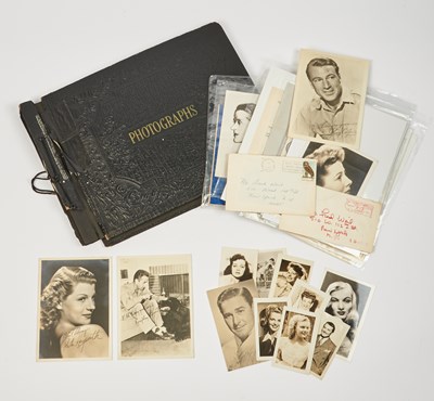 Lot 131 - The photographic remains of a Hollywood collection