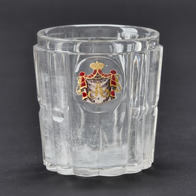 Lot 93 - Russian Colorless Glass Tumbler from an Imperial Banquet Service