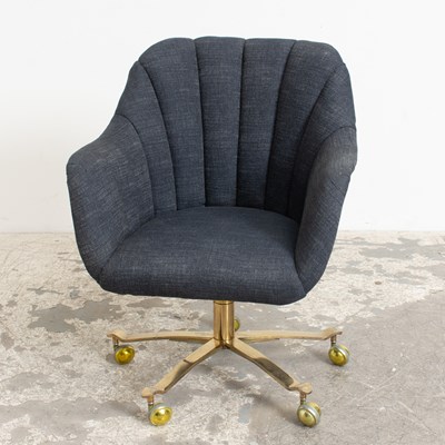 Lot 310 - Modern Upholstered Shell Back Desk Chair