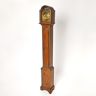 Lot 253 - George III Style Small Automaton Longcase Clock