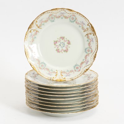 Lot 342 - Set of Limoges Porcelain Plates