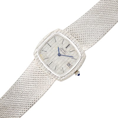 Lot 74 - Piaget Gentleman's White Gold Wristwatch