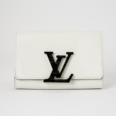 Lot 1245 - Louis Vuitton White Epi Leather 'Louise' Bag