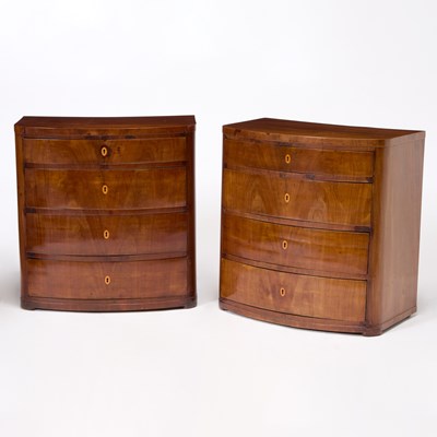 Lot 264 - Pair of Biedermeier Chest of Drawers