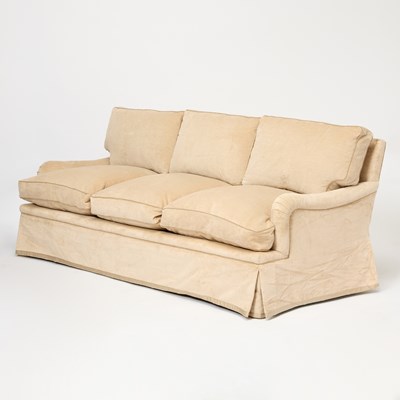 Lot 187 - Upholstered Three-Seat Sofa