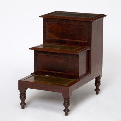 Lot 555 - Late Regency Mahogany Bedsteps