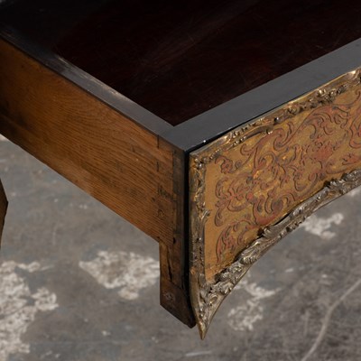 Lot 90 - Louis XV Style Boulle Marquetry Inlaid Writing Table