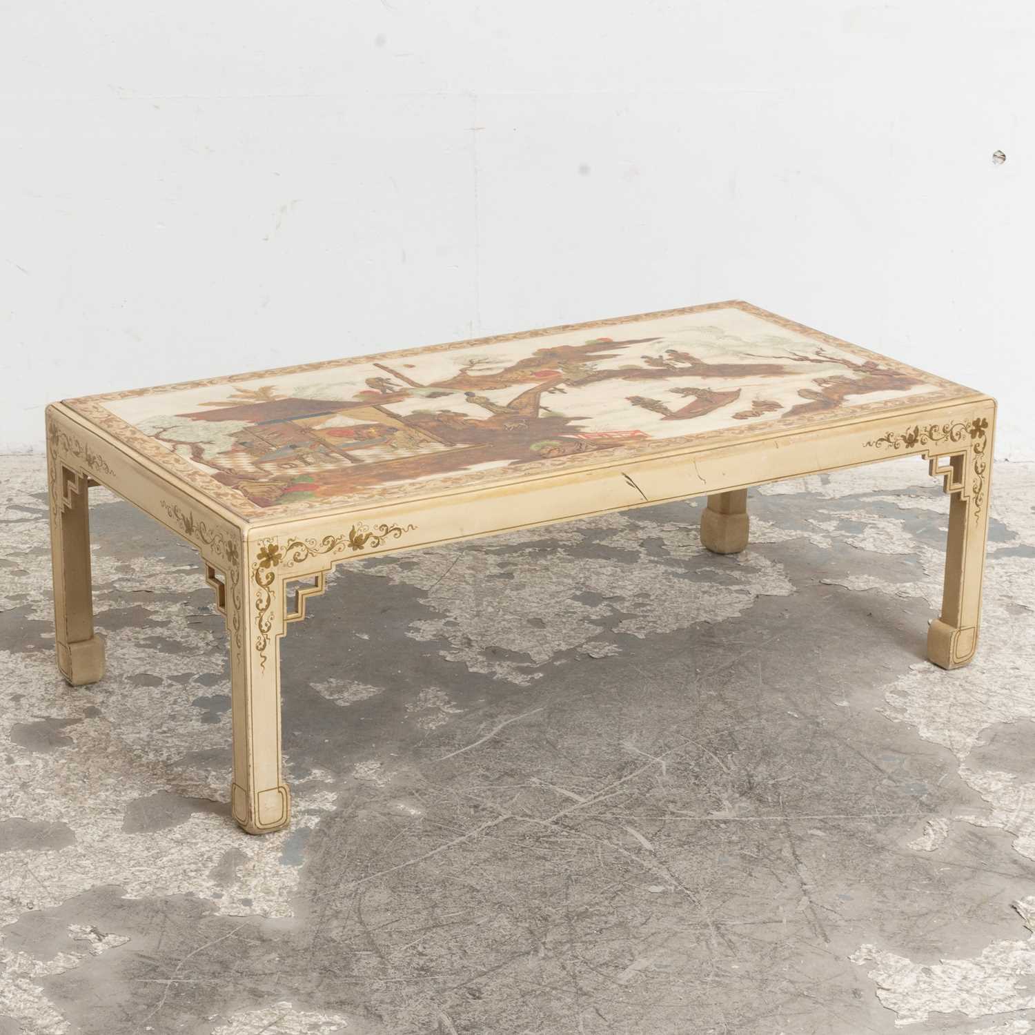 Lot 92 - Chinese Panel Painted Coffee Table