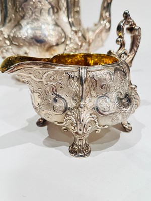 Lot 1239 - French Sterling Silver Tea and Coffee Service