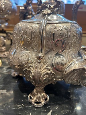 Lot 1239 - French Sterling Silver Tea and Coffee Service