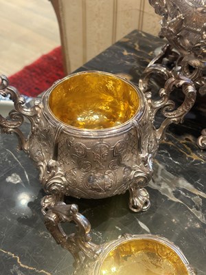 Lot 1239 - French Sterling Silver Tea and Coffee Service