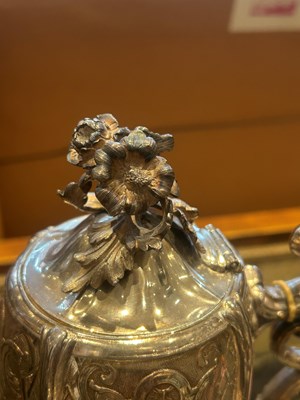 Lot 1239 - French Sterling Silver Tea and Coffee Service