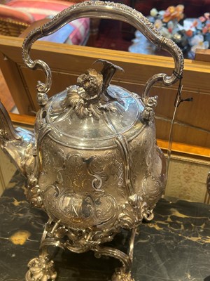 Lot 1239 - French Sterling Silver Tea and Coffee Service