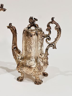 Lot 1239 - French Sterling Silver Tea and Coffee Service