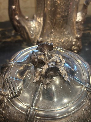 Lot 1239 - French Sterling Silver Tea and Coffee Service