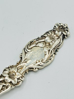 Lot 1238 - Whiting Mfg. Co. "Lily" Pattern Sterling Silver Flatware Service