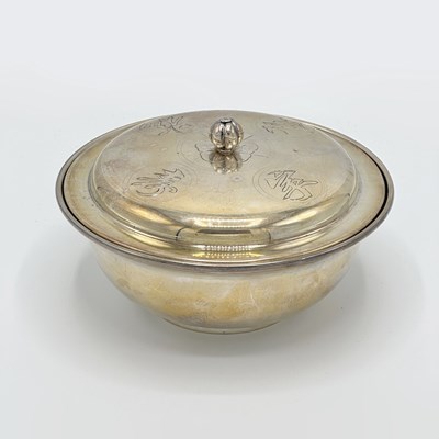 Lot 1224 - Chinese Silver Covered Bowl