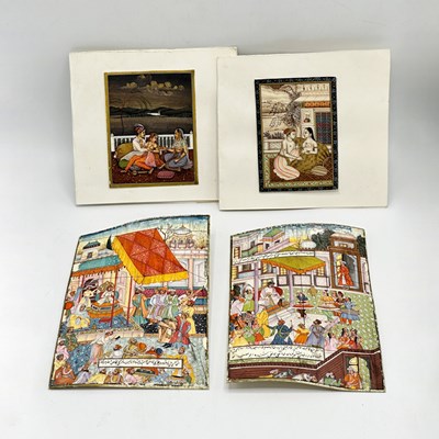 Lot 1065 - Two Persian Miniature Paintings