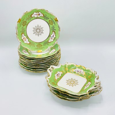 Lot 1203 - Set of Coalport Porcelain Tablewares