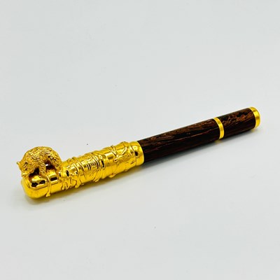 Lot 1245 - Michel Audiard "Wild Kingdom" Gilt-Sterling Silver Limited Edition Fountain Pen