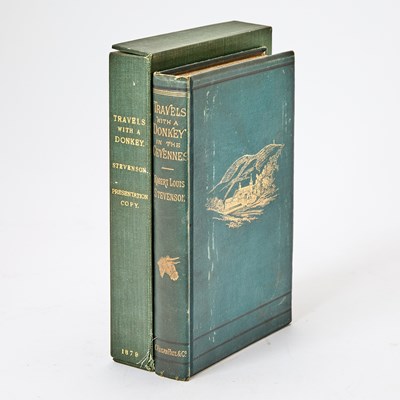 Lot 111 - First edition of Travels with a Donkey, gifted by Andrew Lang