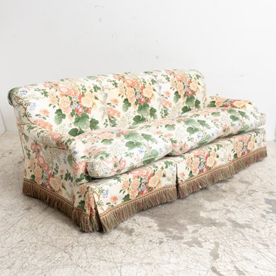 Lot 6 - Floral Upholstered Sofa