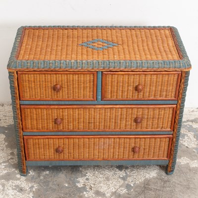 Lot 11 - Wicker Chest of Drawers