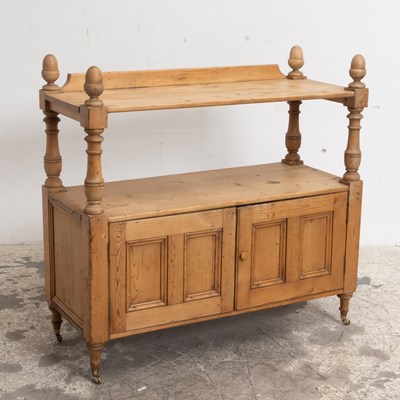 Lot 21 - Pine Two-Tier Buffet