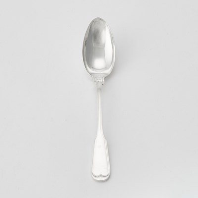 Lot 153 - Frank Smith Sterling Silver "Fiddle Thread" Pattern Flatware Service