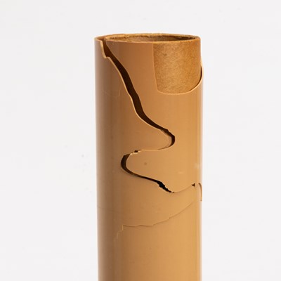 Lot 31 - Pair of George III Style Mahogany Brass Mounted Candlesticks