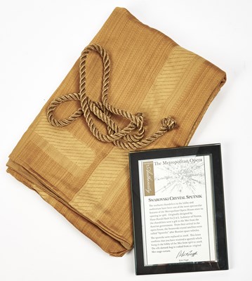 Lot 66 - An Original Crystal "Sputnik" from the 1966 Met Opera Chandelier