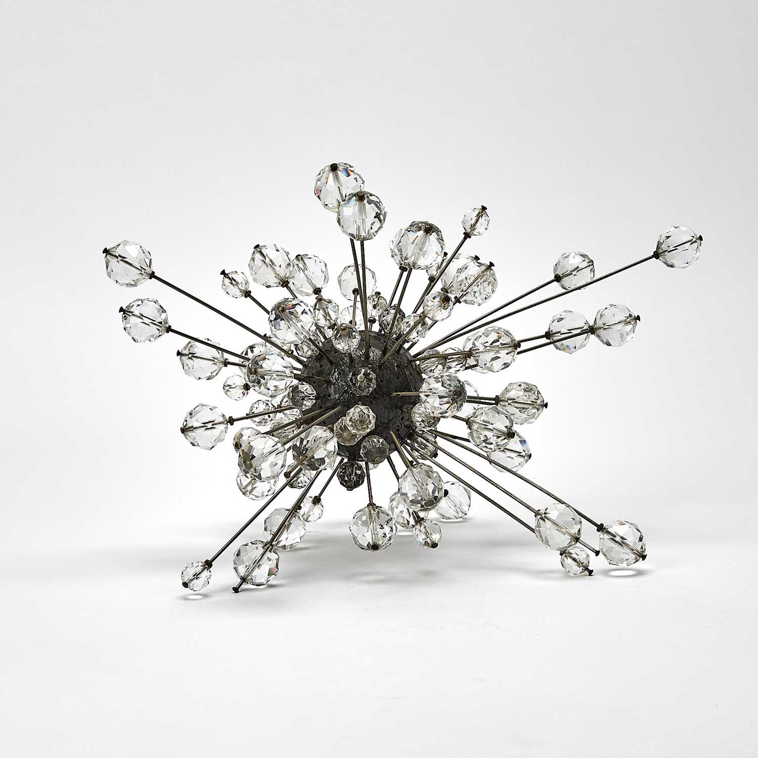 Lot 66 - An Original Crystal "Sputnik" from the 1966 Met Opera Chandelier