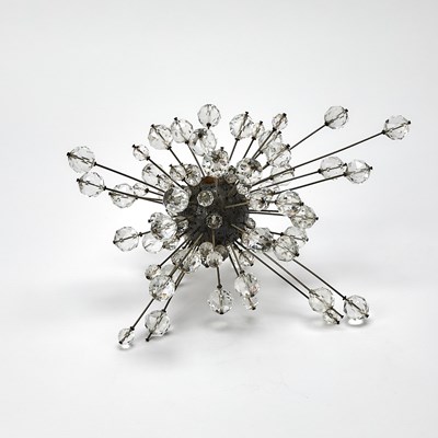 Lot 66 - An Original Crystal "Sputnik" from the 1966 Met Opera Chandelier