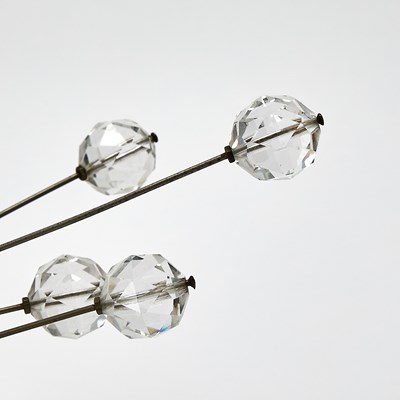 Lot 66 - An Original Crystal "Sputnik" from the 1966 Met Opera Chandelier