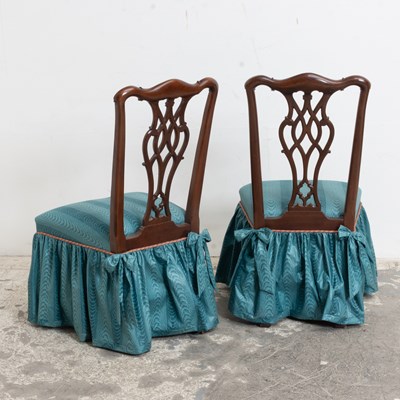 Lot 55 - Set of Six Georgian Style Dining Chairs