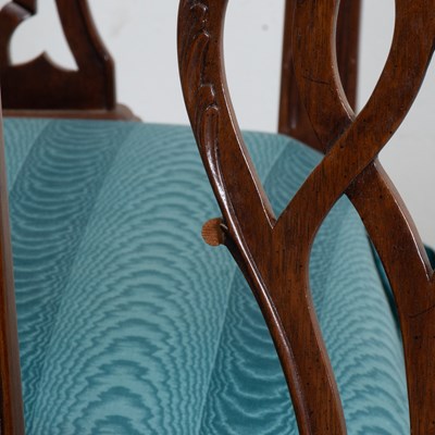 Lot 55 - Set of Six Georgian Style Dining Chairs