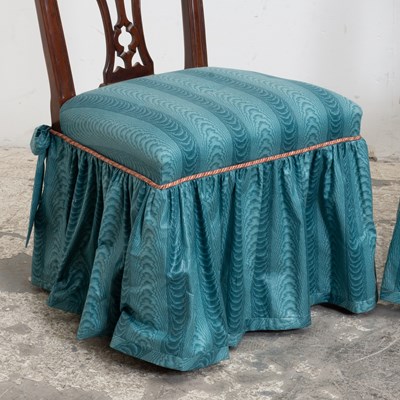 Lot 55 - Set of Six Georgian Style Dining Chairs