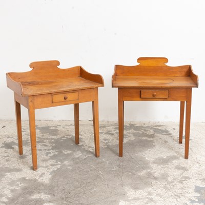 Lot 63 - Pair of Pine Writing Desks