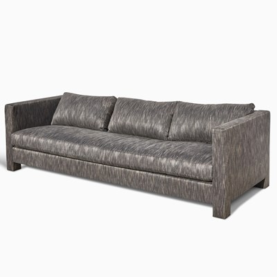 Lot 350 - Custom Sofa Upholstered in a Schumacher Frank Lloyd Wright fabric