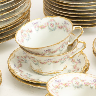 Lot 98 - Limoges Partial Porcelain Dinner Service
